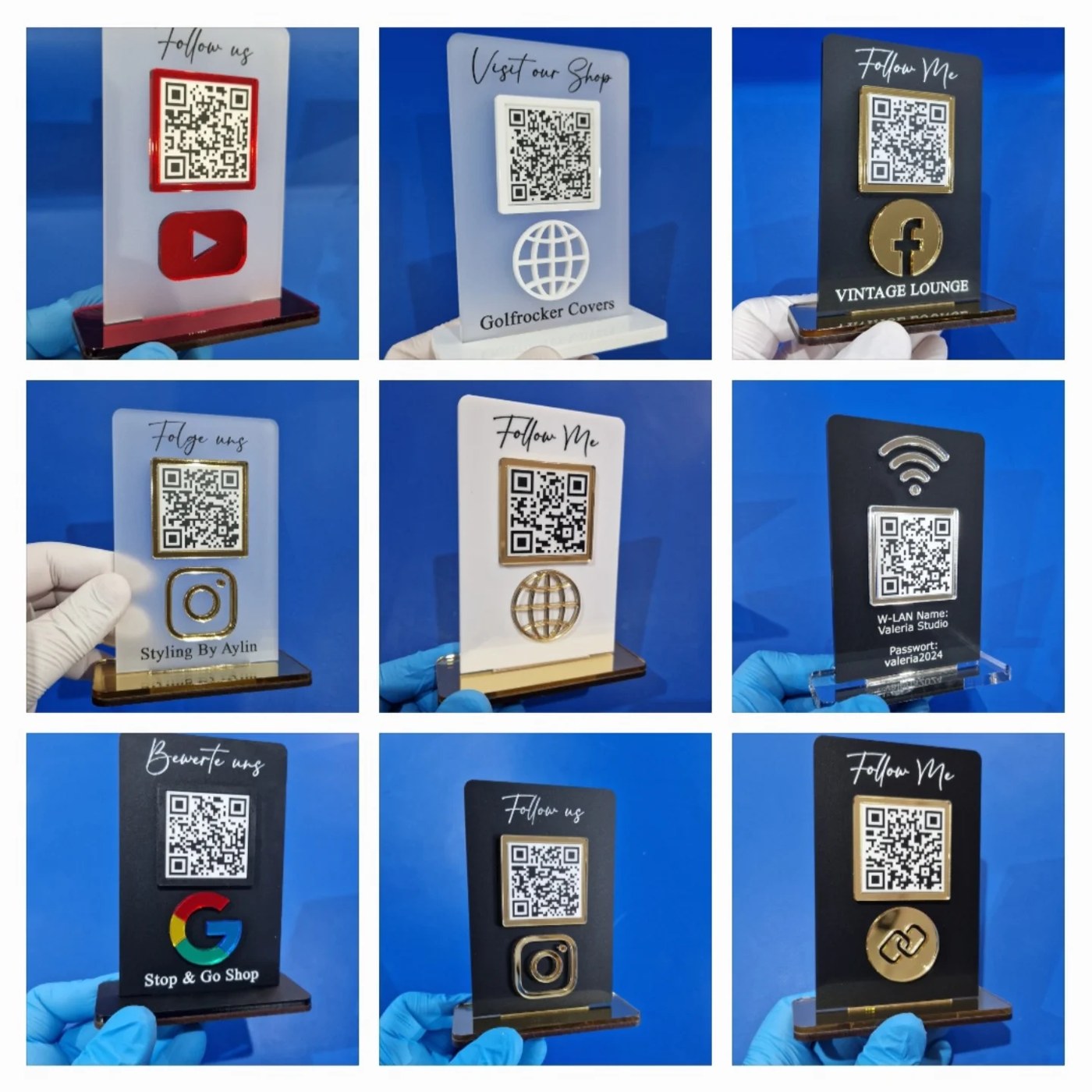 ستاند QR للمحلات والكافيهات